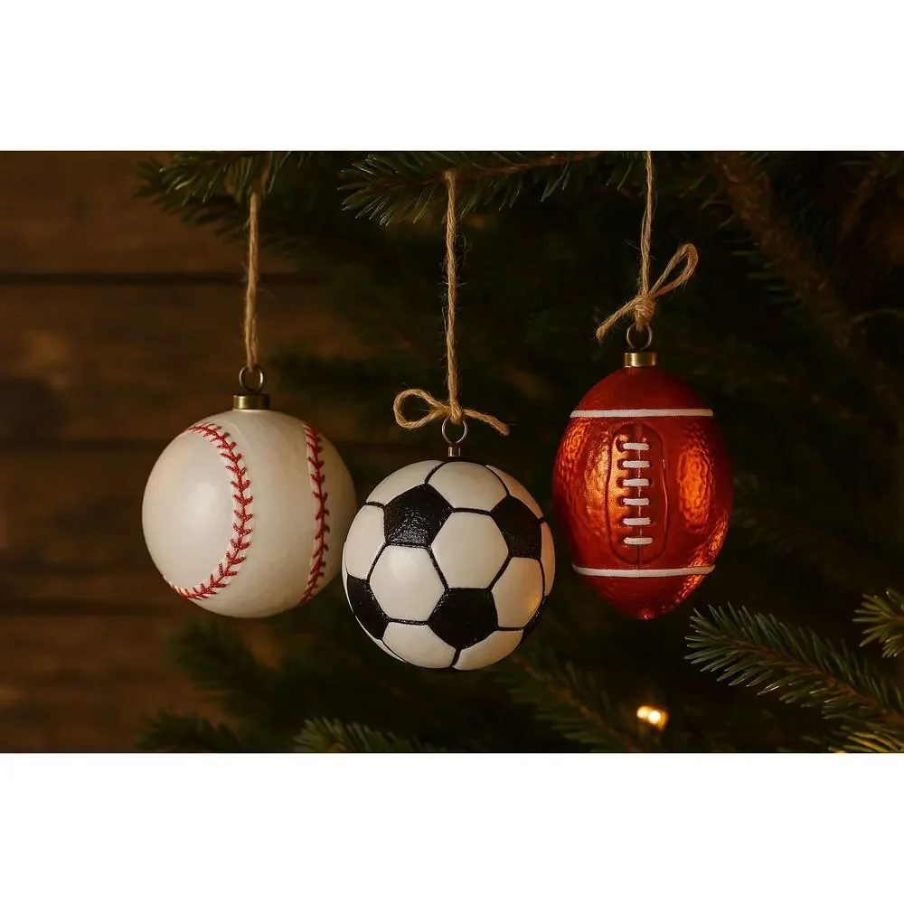 Pottery Barn Hand-Painted Glass Ornament 2012